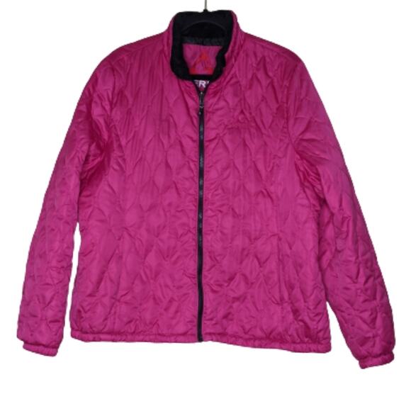 Gerry Quilted Puffer Jacket Pink, Lightweight Coat, Packable Jacket, Barbie - Picture 3 of 10